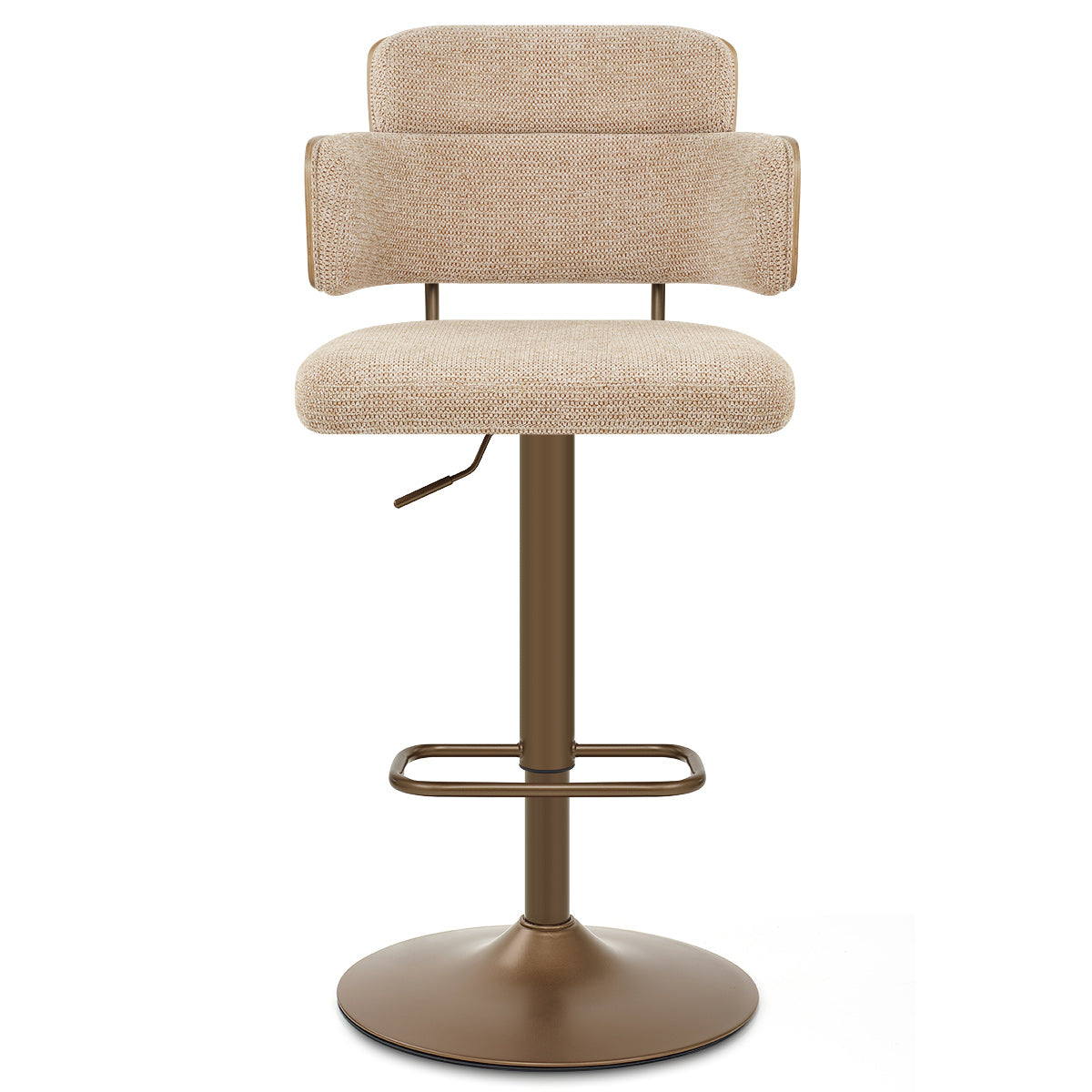 Sgabello Tessuto Rame - Logan Beige