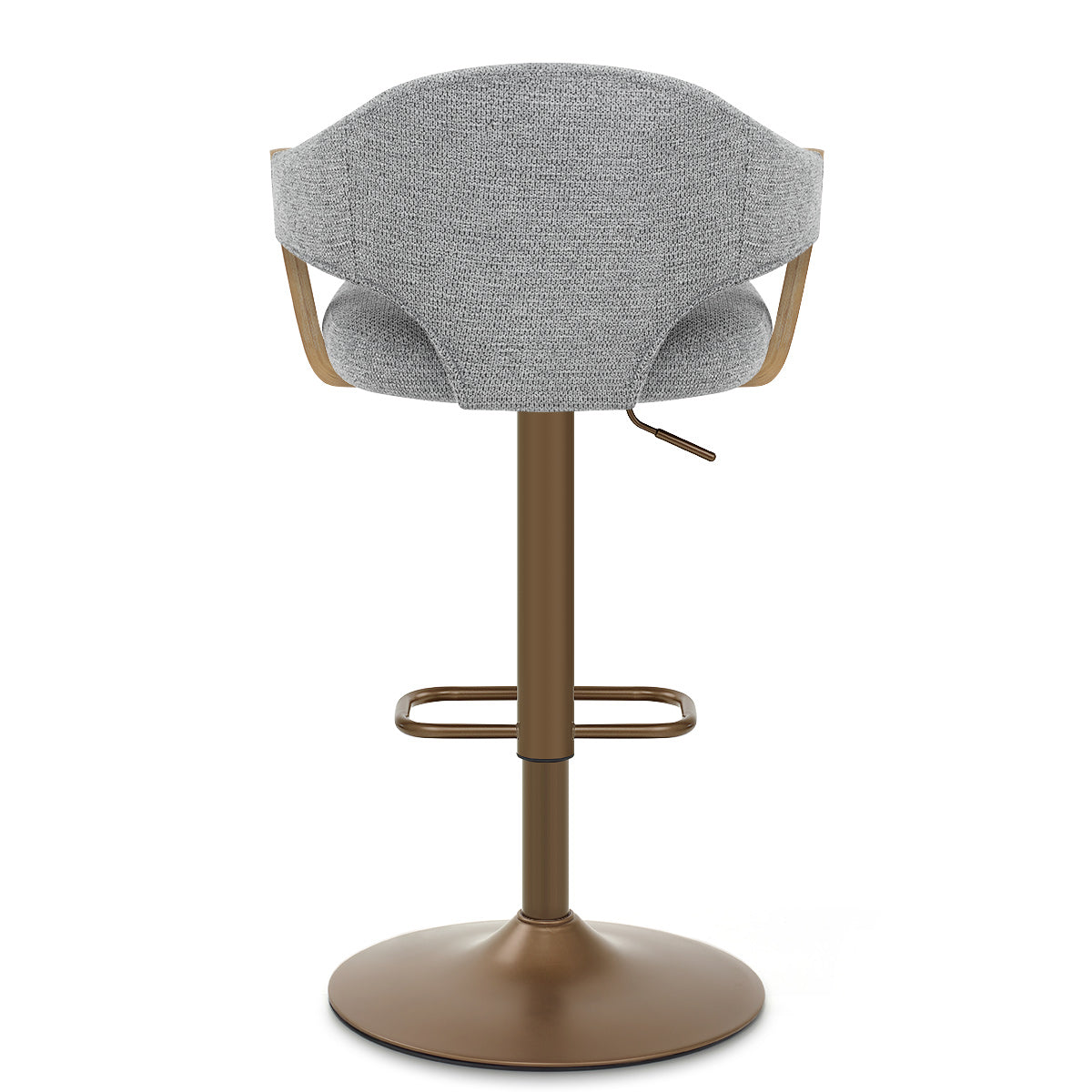 Sgabello Tessuto Rame - Arco Grigio