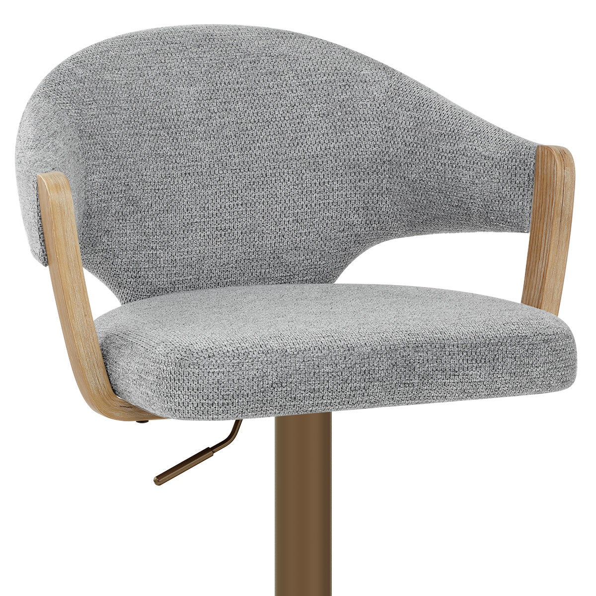 Sgabello Tessuto Rame - Arco Grigio