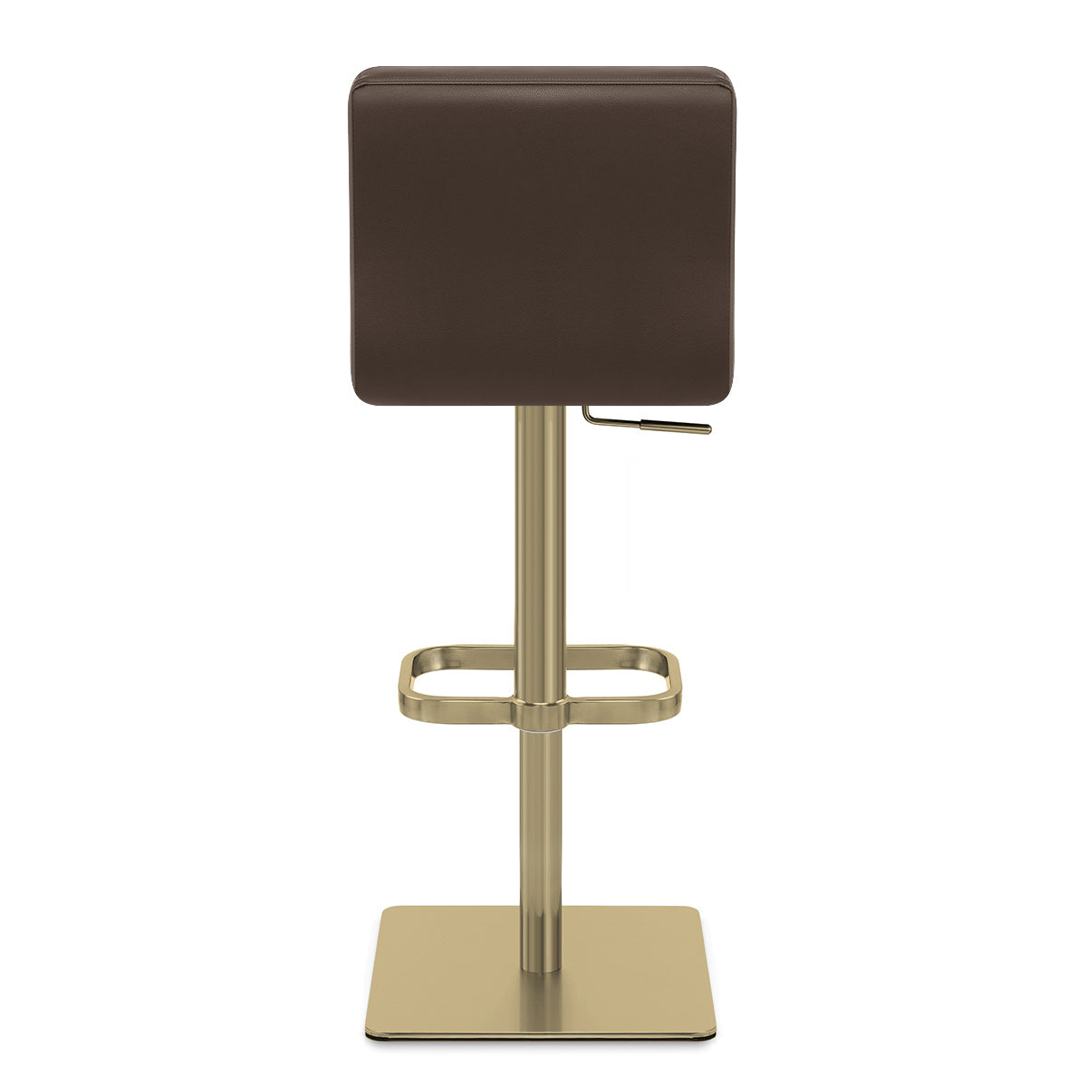 Sgabello Ecopelle Oro - Lush Marrone