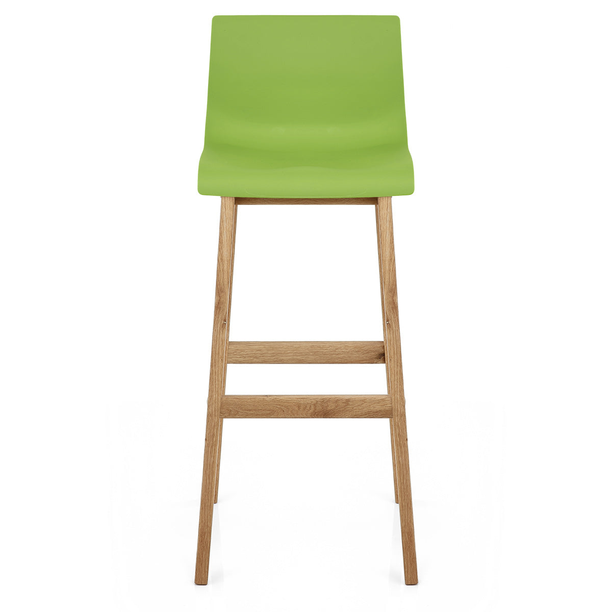 Sgabello Resina Legno - Drift Alto Verde