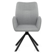 Sedia Tessuto Metallo - Rici Grigio