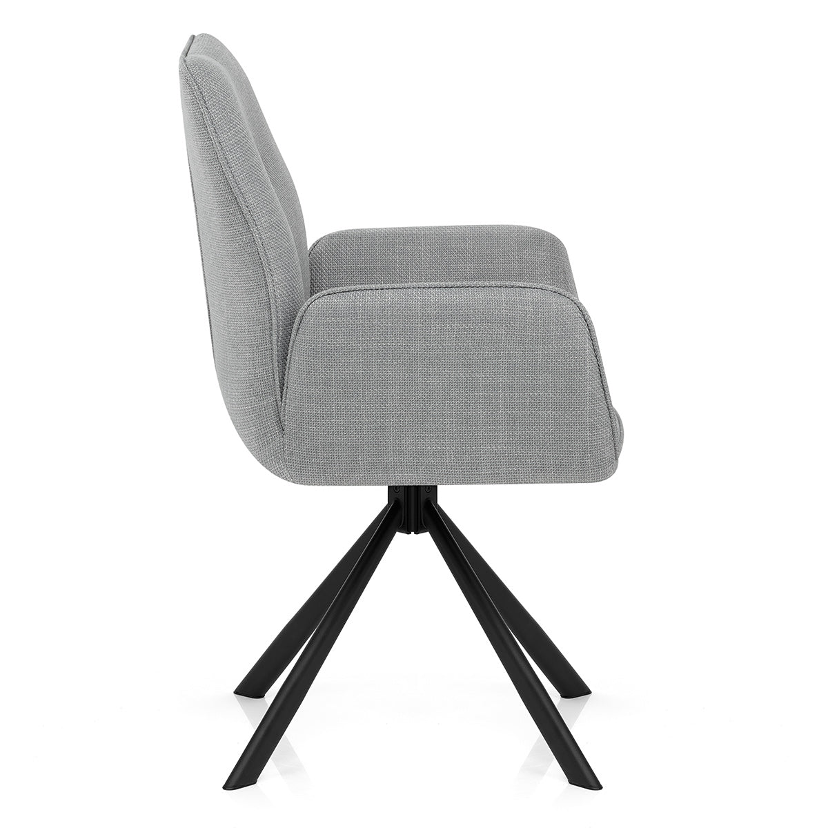 Sedia Tessuto Metallo - Rici Grigio