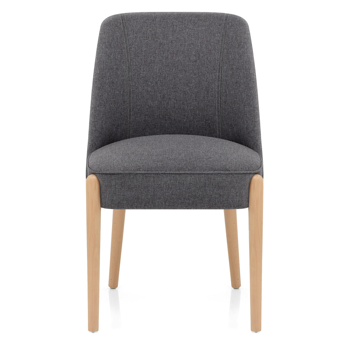 Sedia Tessuto Legno - Avon Grigio Scuro