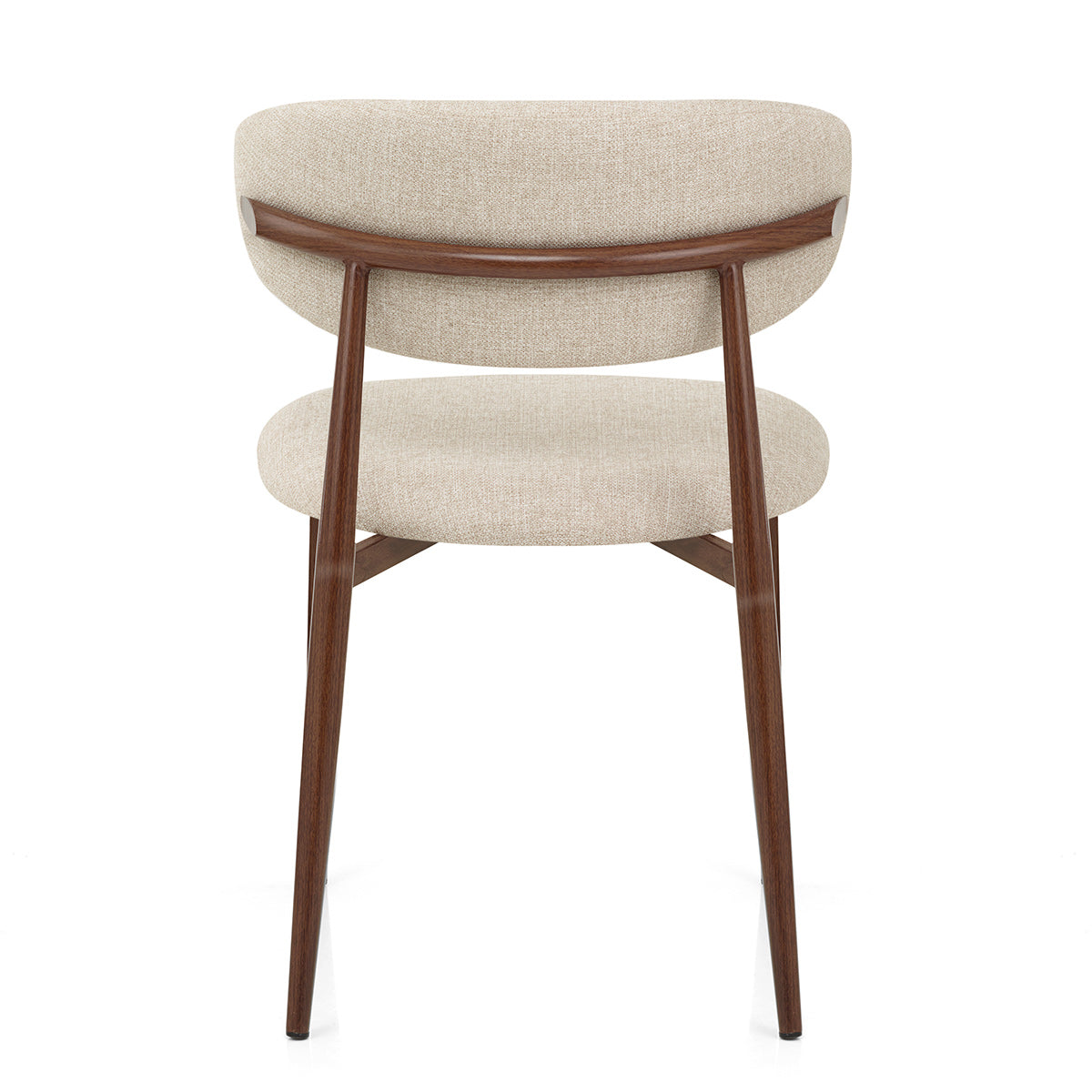 Sedia Tessuto Noce - Harrow crema