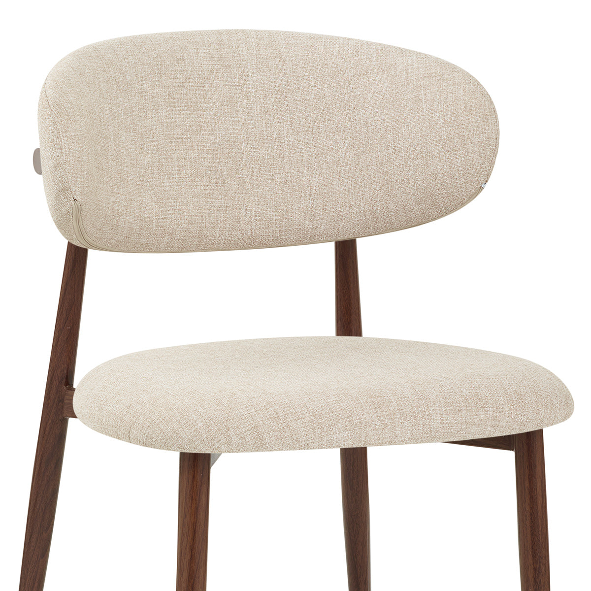 Sedia Tessuto Noce - Harrow crema