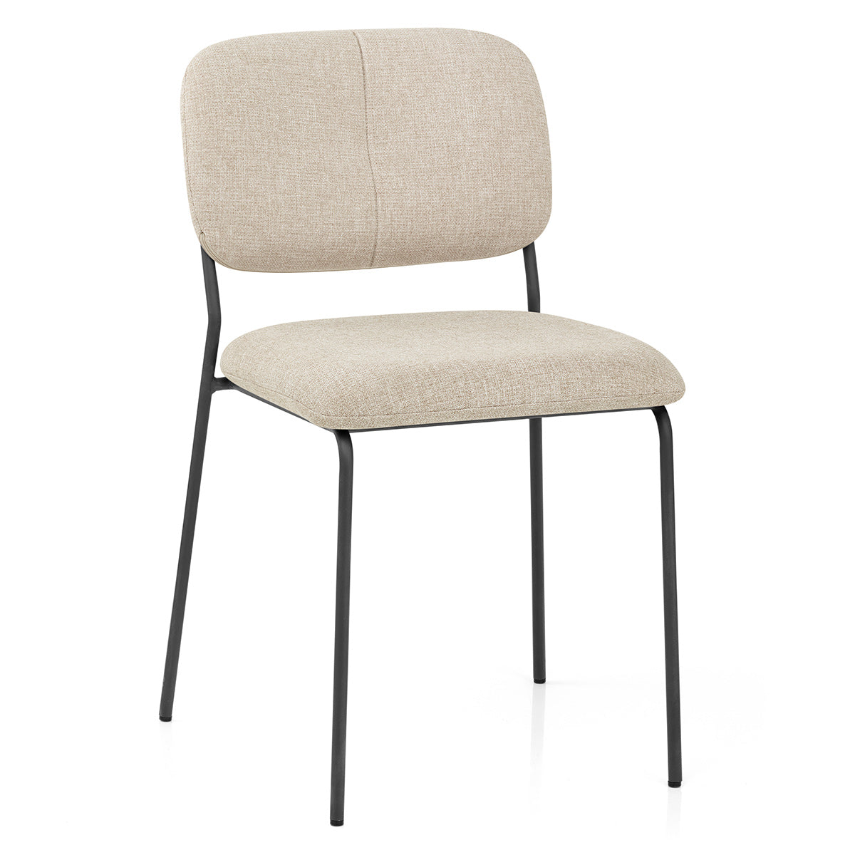 Sedia Tessuto Metallo - Lila Beige