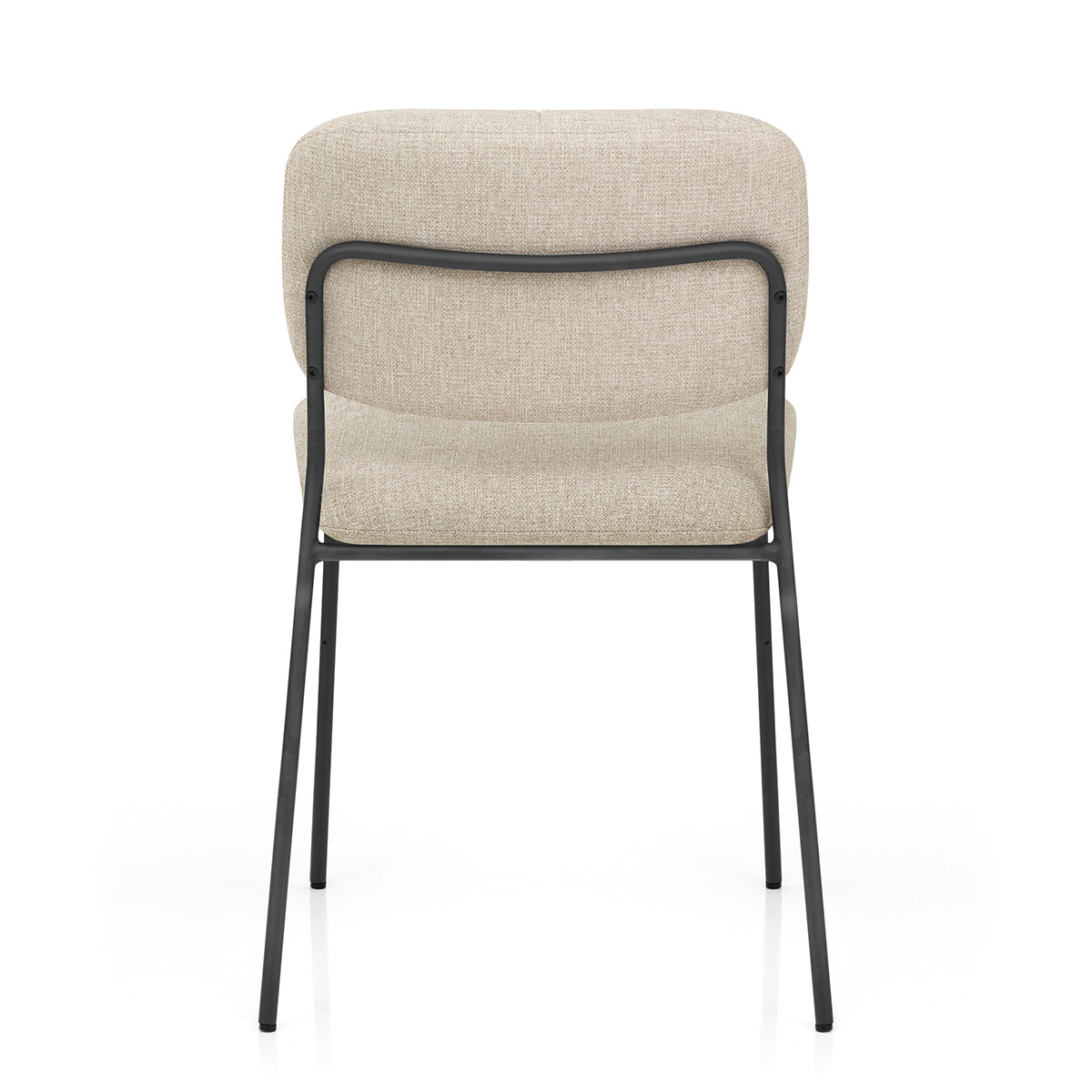 Sedia Tessuto Metallo - Lila Beige