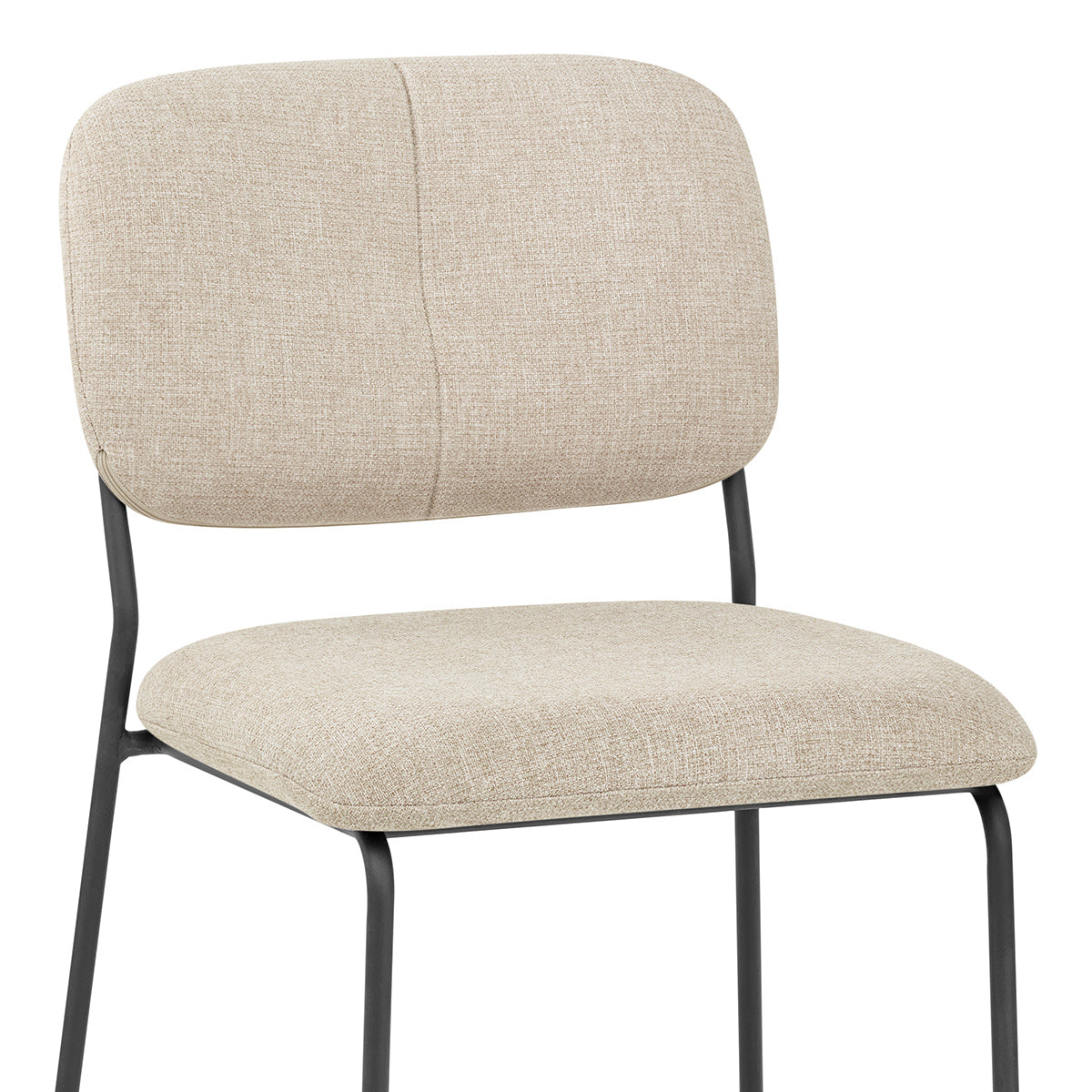 Sedia Tessuto Metallo - Lila Beige