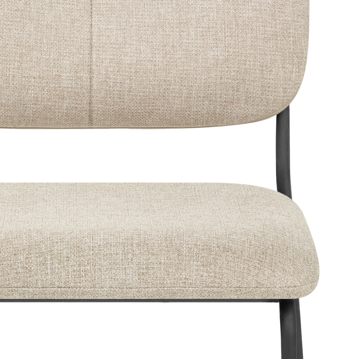 Sedia Tessuto Metallo - Lila Beige