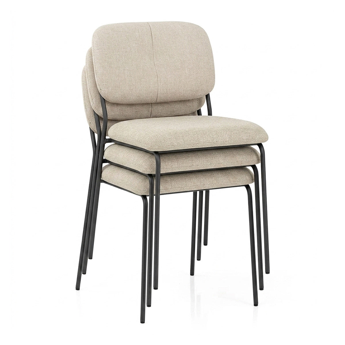 Sedia Tessuto Metallo - Lila Beige