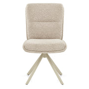 Sedia Tessuto Metallo - Epsom Crema