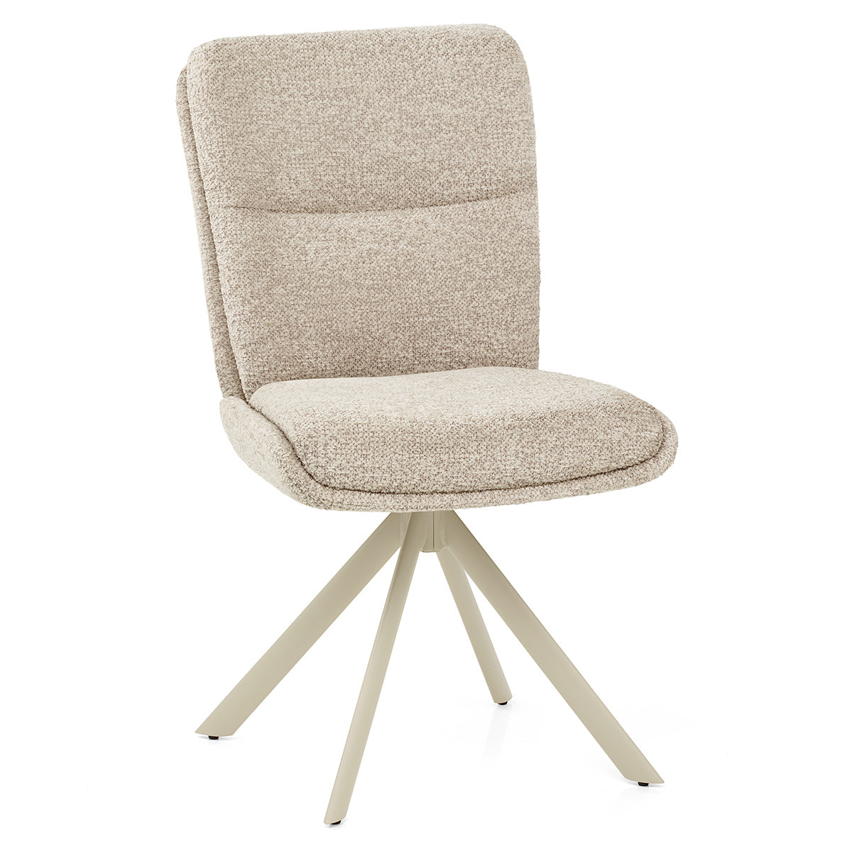 Sedia Tessuto Metallo - Epsom Crema