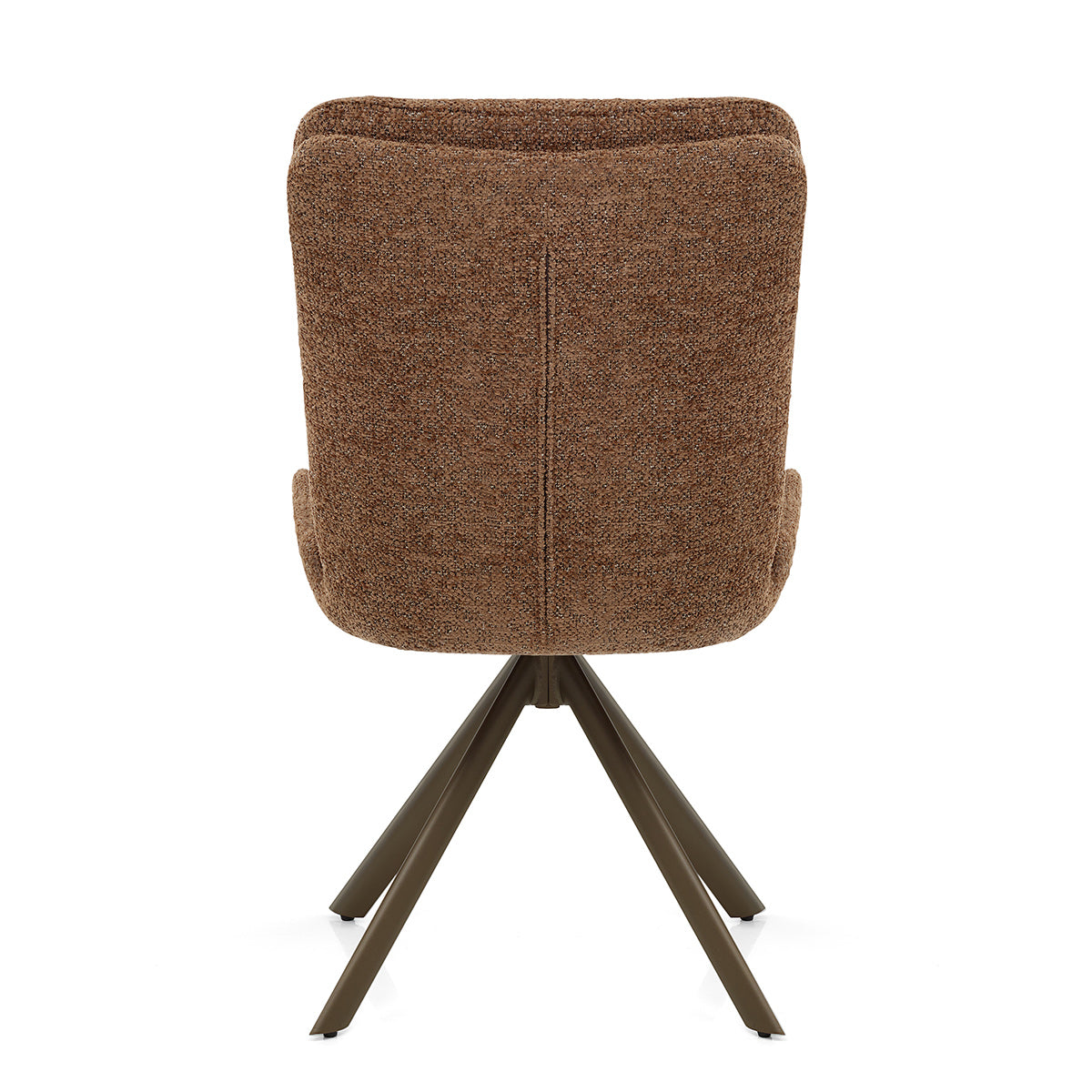 Sedia Tessuto Metallo - Epsom Marrone