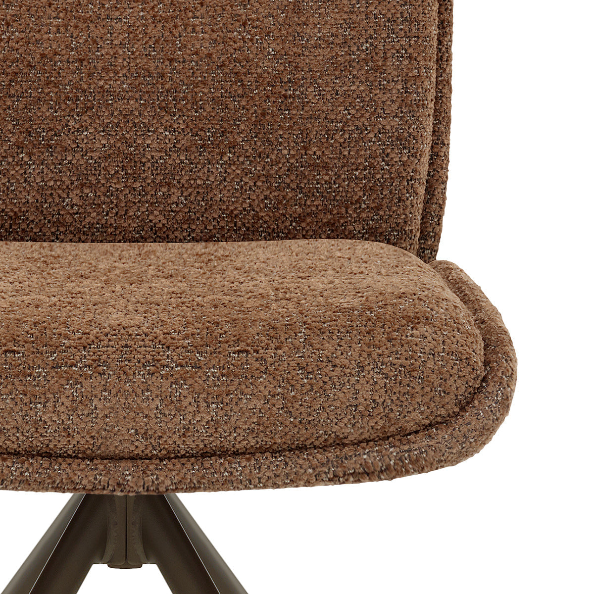 Sedia Tessuto Metallo - Epsom Marrone