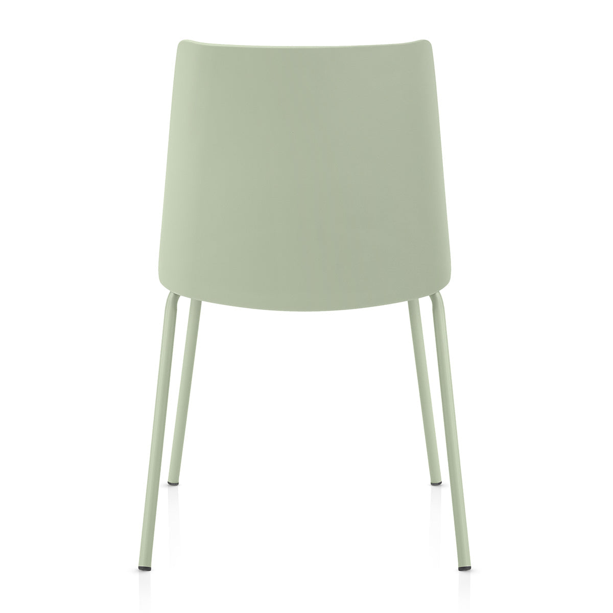Sedia da pranzo Ecopelle Metallo - Cosmo Verde