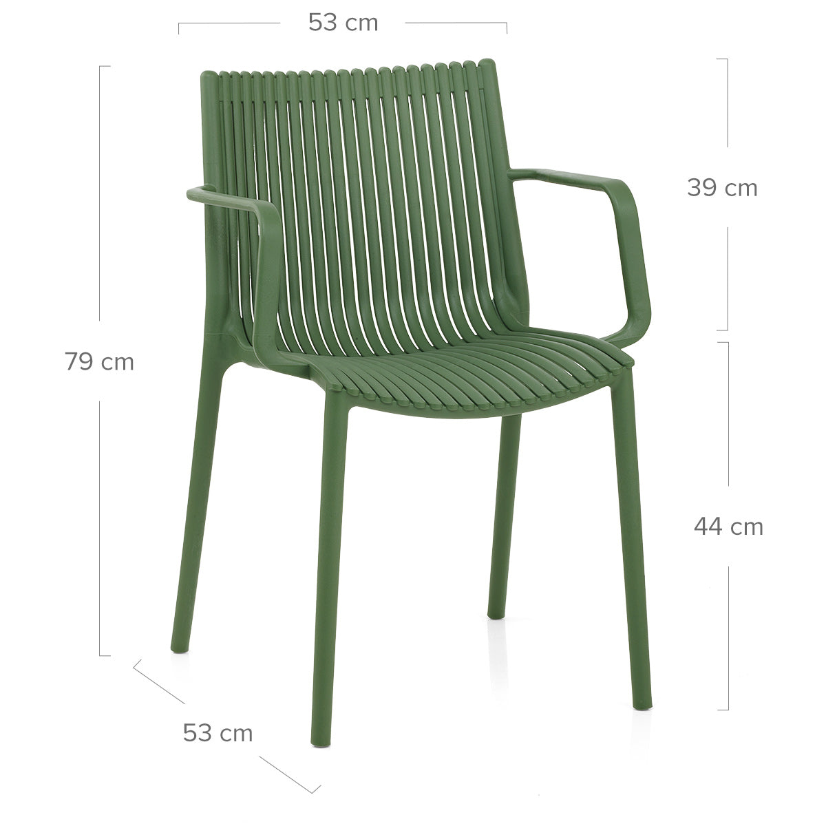 Sedia da Esterno Resina - Aura Verde