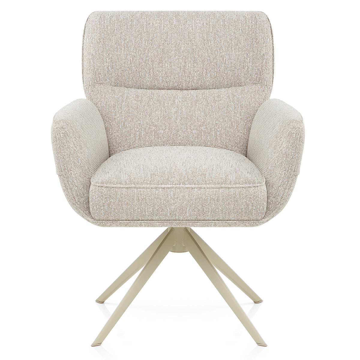 Sedia Tessuto Metallo - Marbella Crema