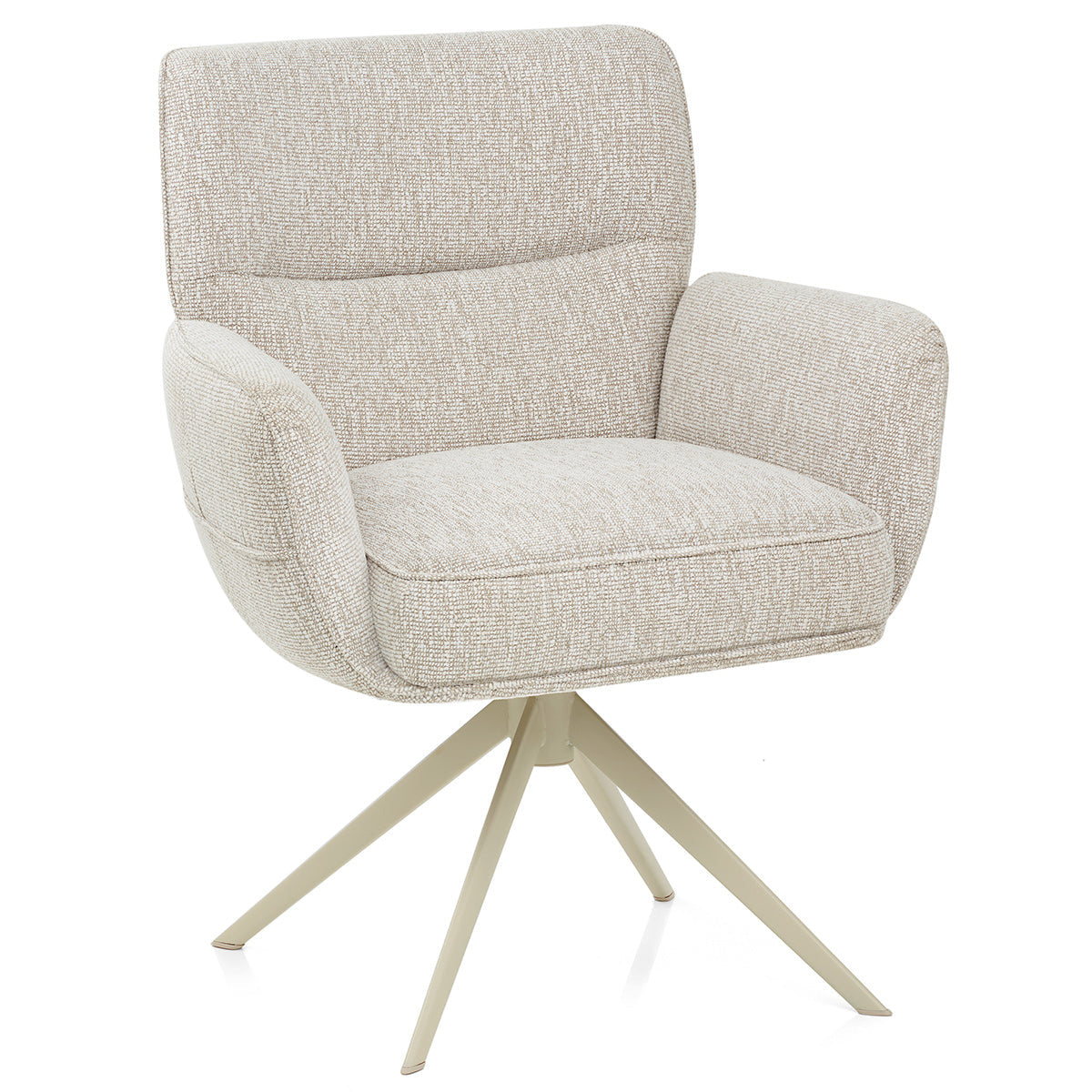 Sedia Tessuto Metallo - Marbella Crema