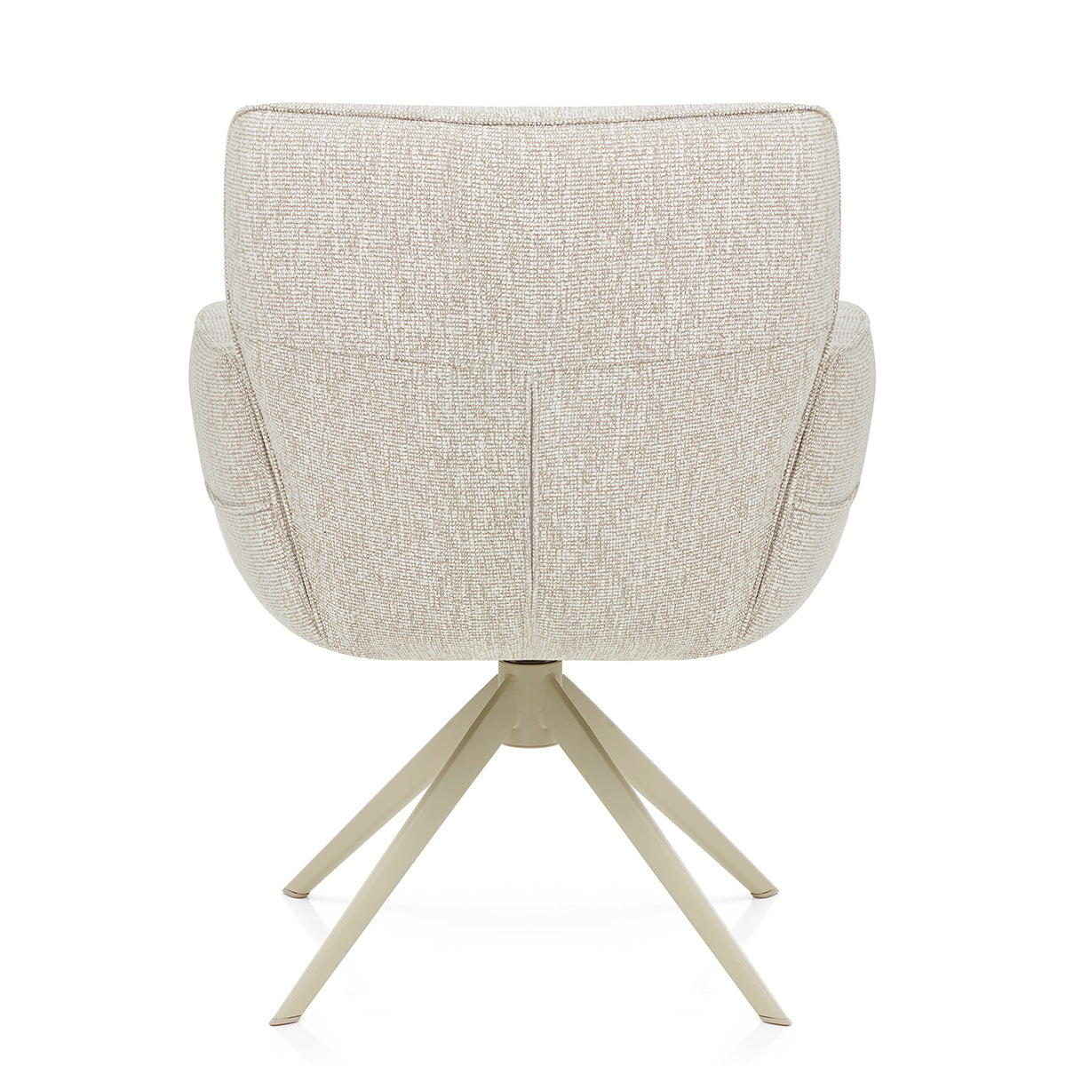 Sedia Tessuto Metallo - Marbella Crema