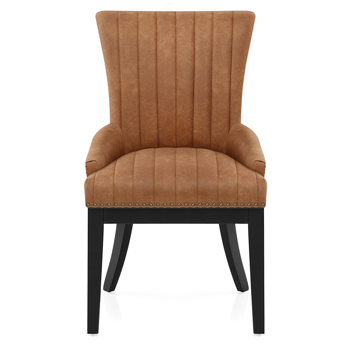 Sedia da pranzo Legno - Chiltern Cuoio