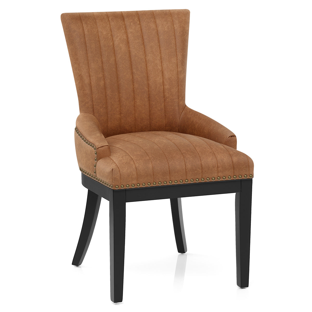 Sedia da pranzo Legno - Chiltern Cuoio