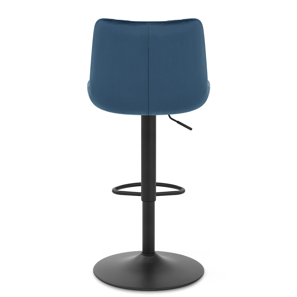 Sgabello Velluto Metallo - Faro Blu