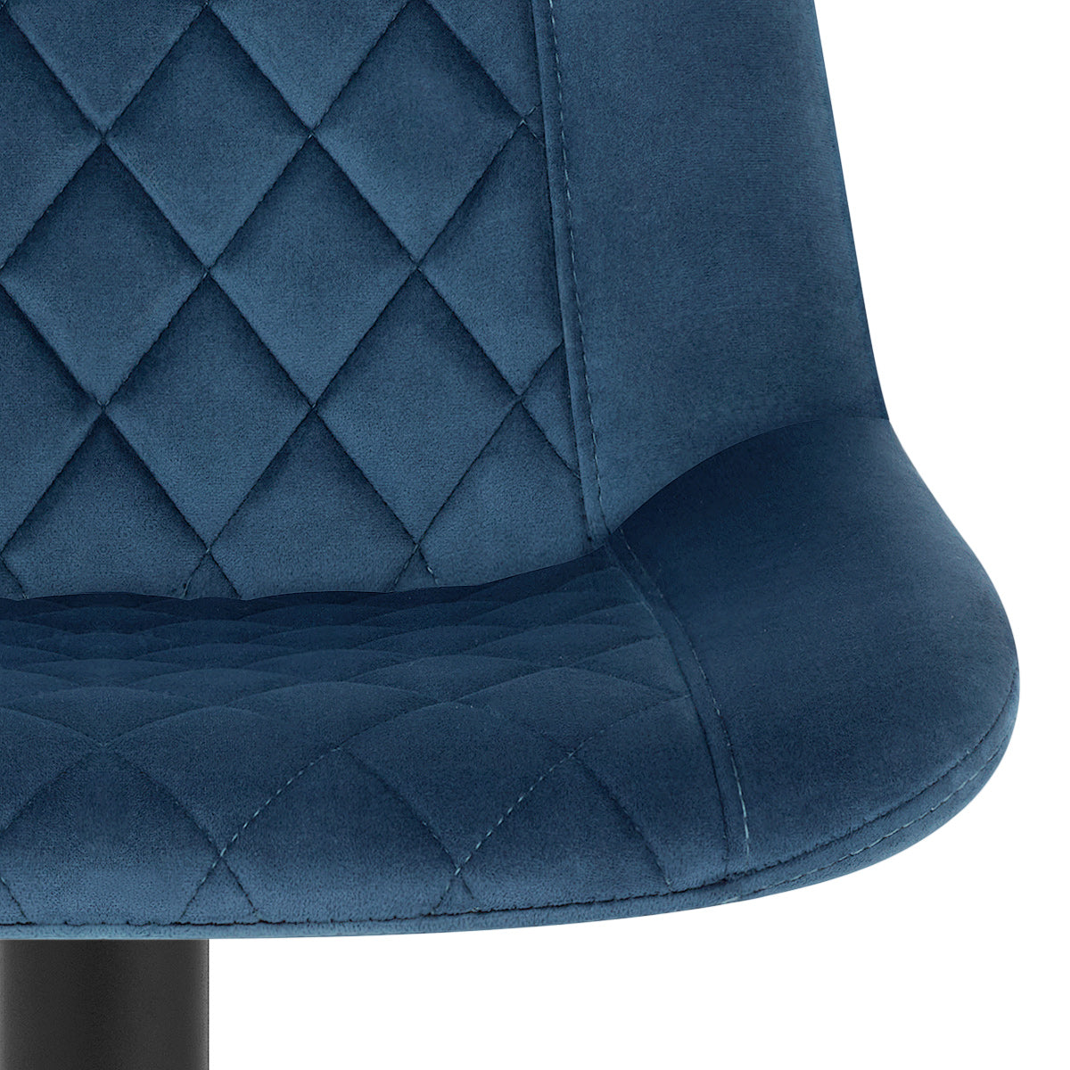 Sgabello Velluto Metallo - Faro Blu