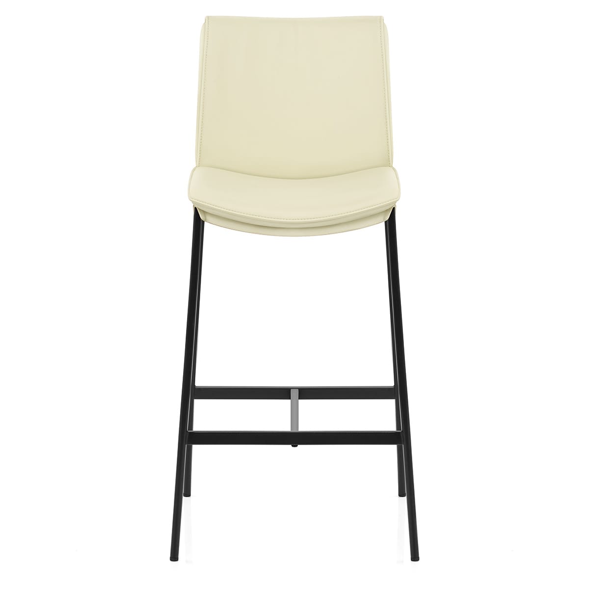 Sgabello Vera Pelle - Addison Crema