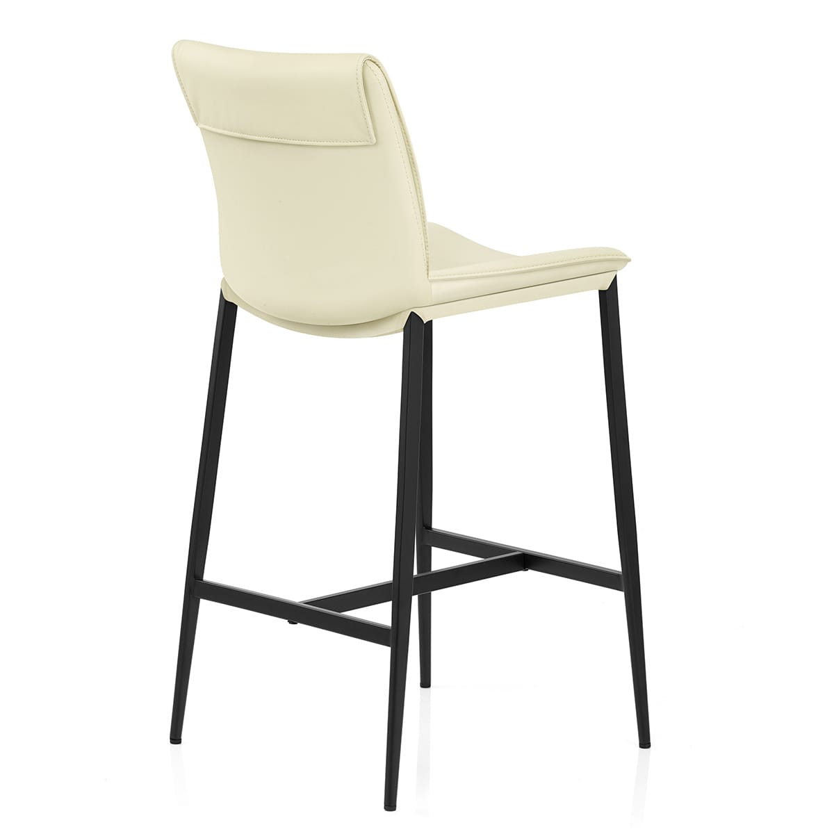 Sgabello Vera Pelle - Addison Crema