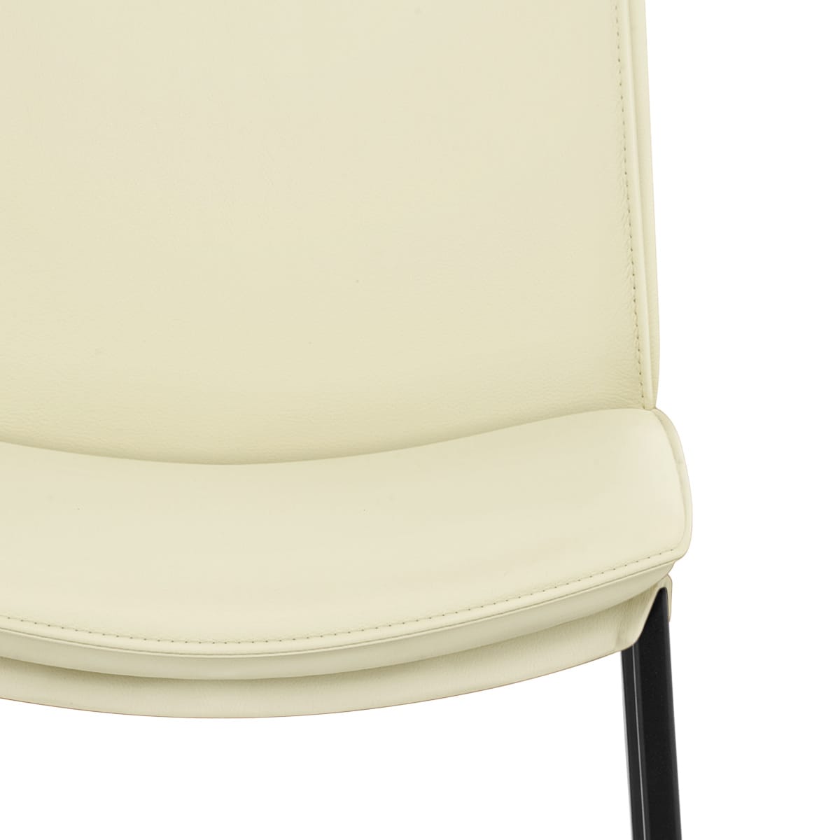 Sgabello Vera Pelle - Addison Crema