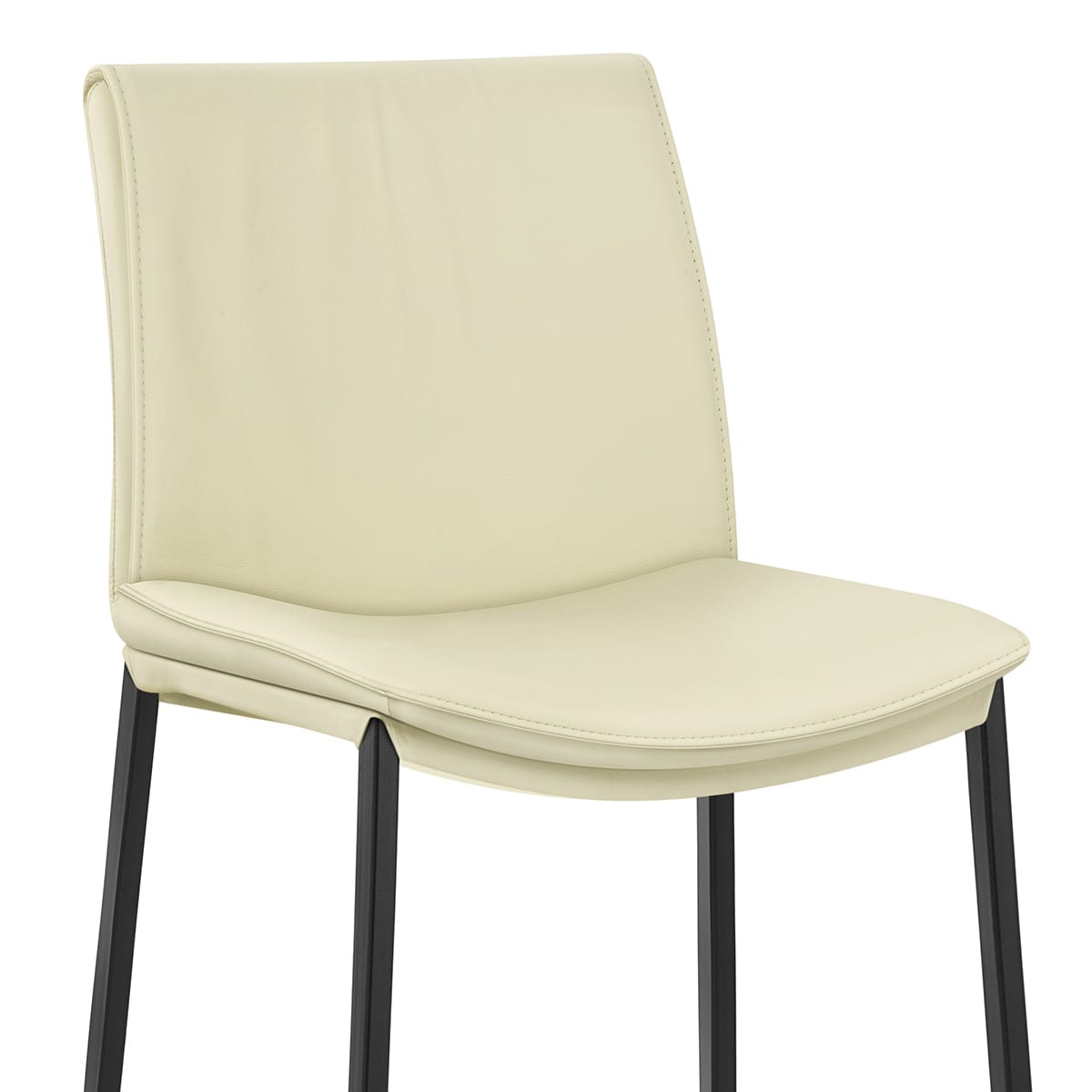 Sgabello Vera Pelle - Addison Crema