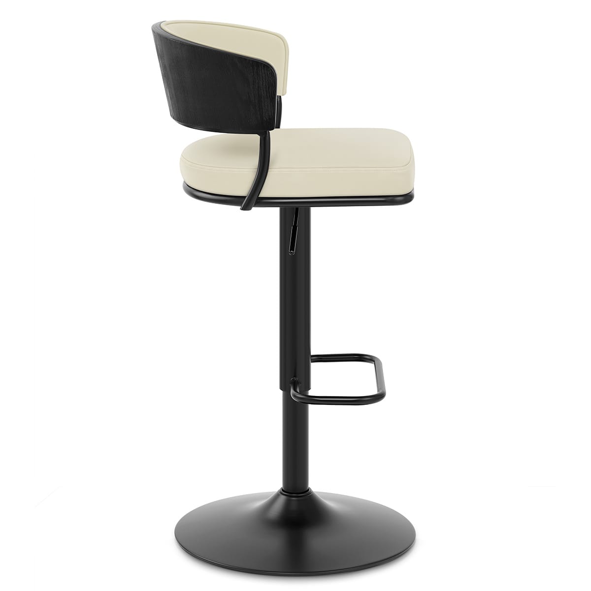 Sgabello Vera Pelle - Alexa Crema