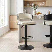 Sgabello Vera Pelle - Alexa Crema
