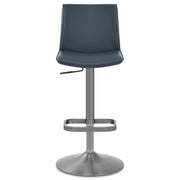 Sgabello Ecopelle - Alto Blu