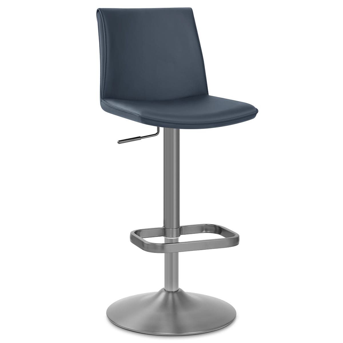 Sgabello Ecopelle - Alto Blu