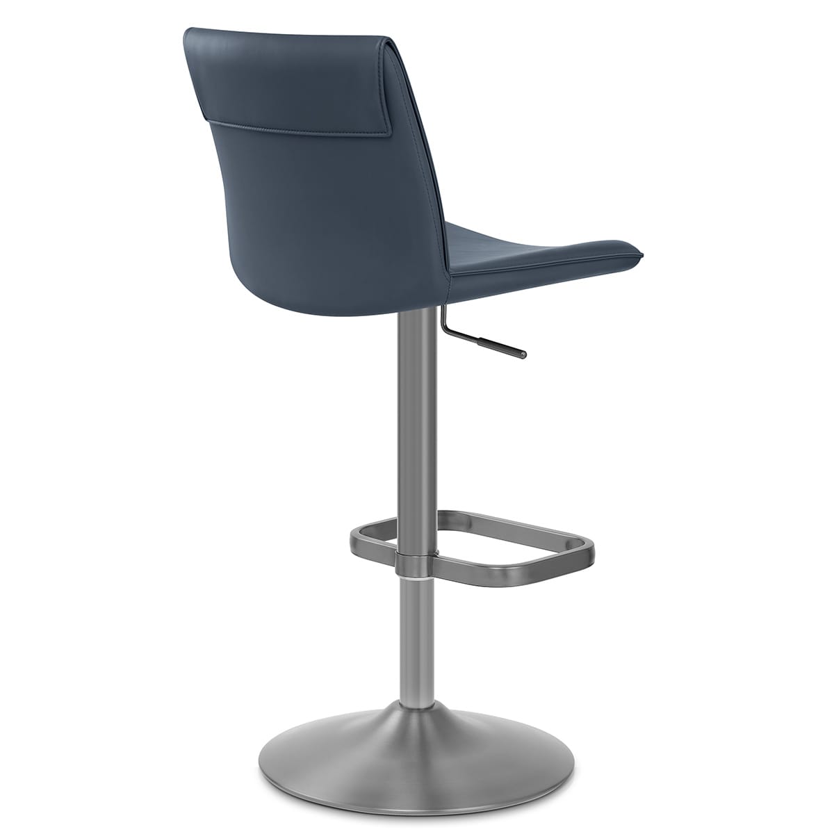 Sgabello Ecopelle - Alto Blu