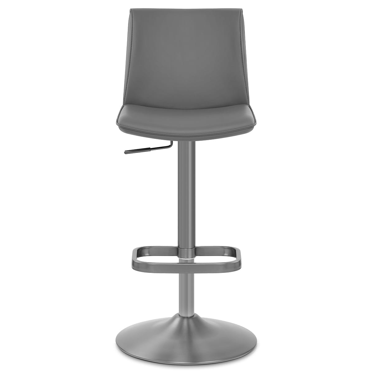 Sgabello Ecopelle - Alto Grigio scuro