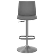 Sgabello Ecopelle - Alto Grigio scuro