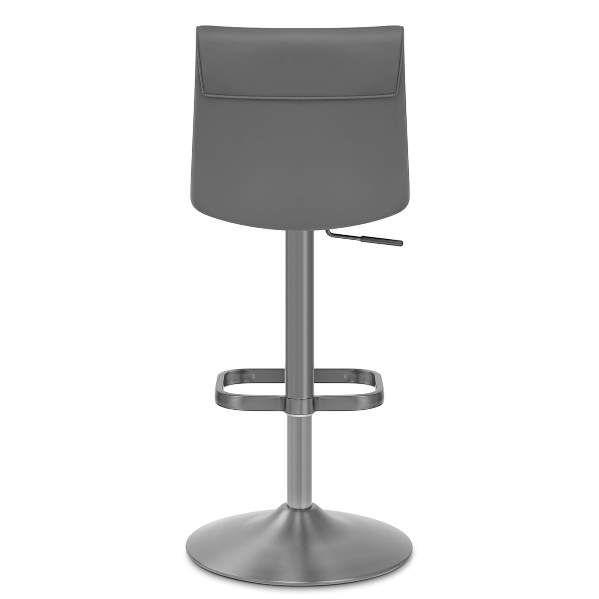 Sgabello Ecopelle - Alto Grigio scuro