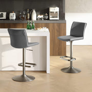 Sgabello Ecopelle - Alto Grigio scuro