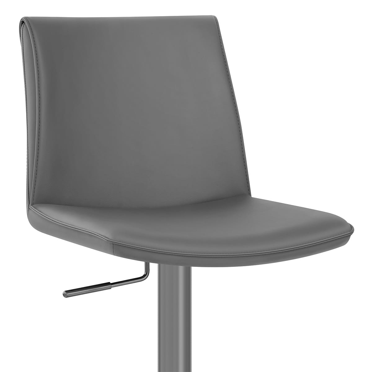 Sgabello Ecopelle - Alto Grigio scuro