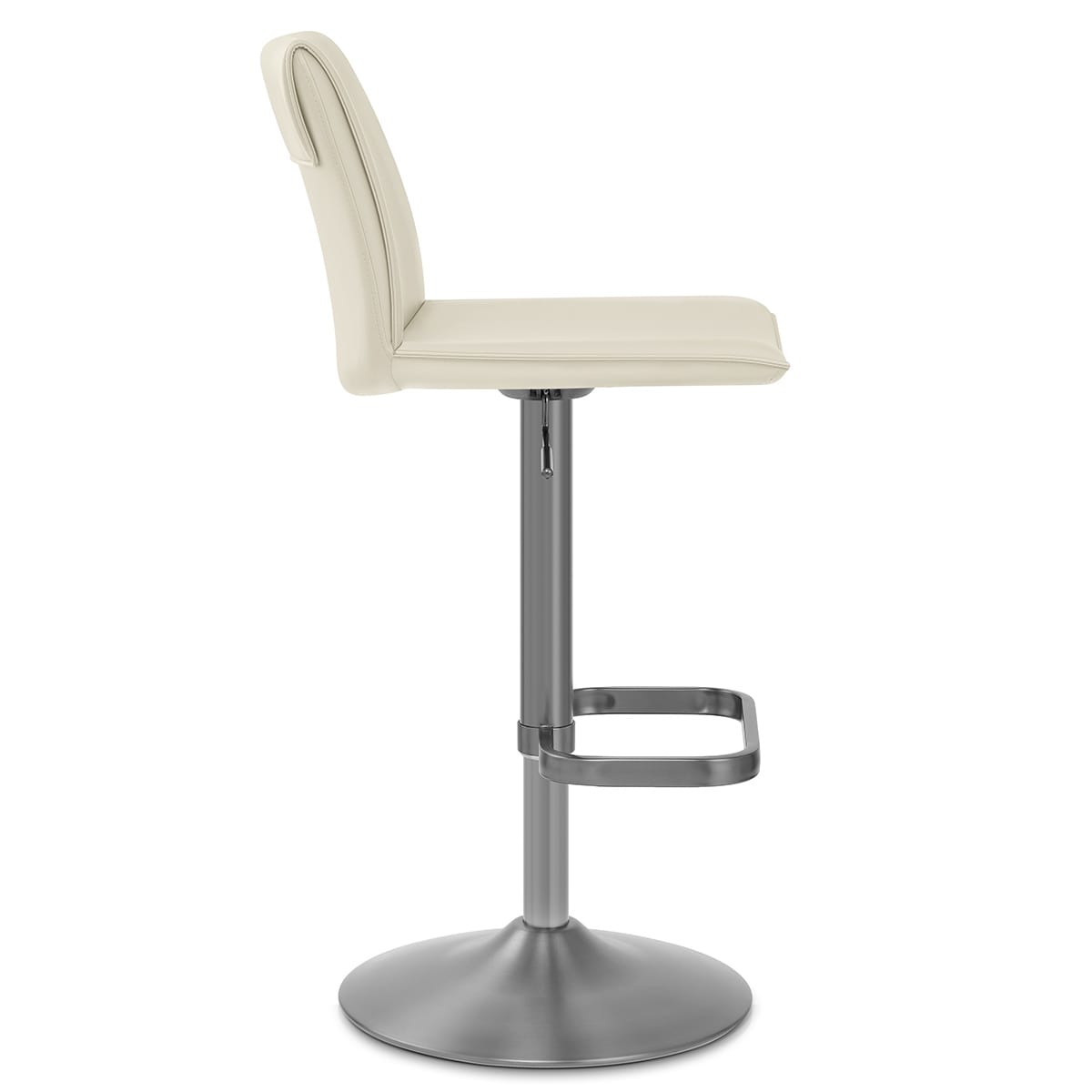 Sgabello Ecopelle - Alto Crema