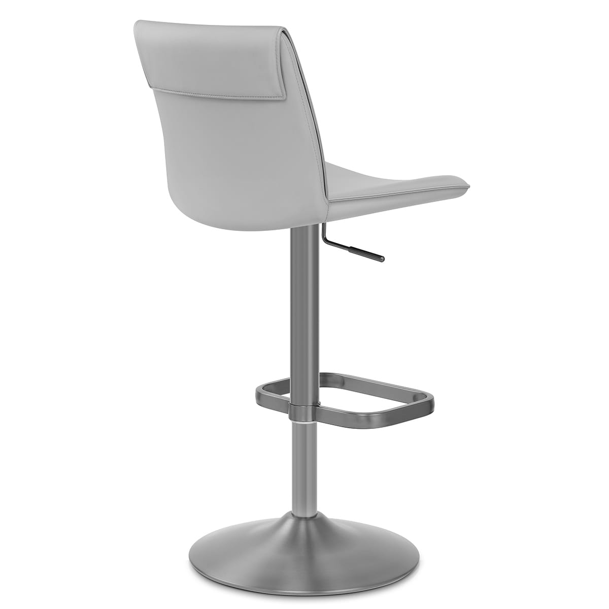 Sgabello Ecopelle - Alto Grigio