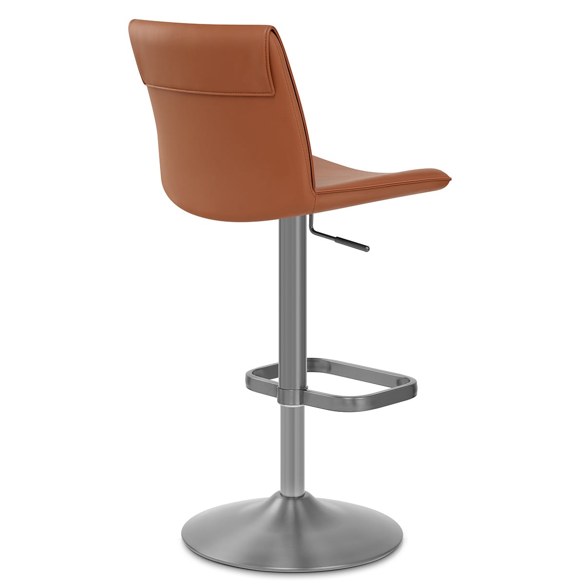 Sgabello Ecopelle - Alto Marrone
