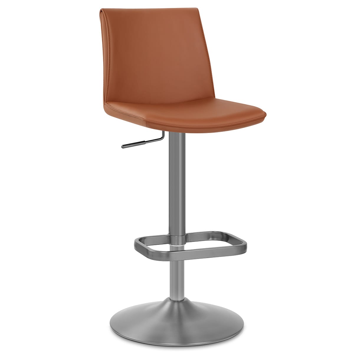 Sgabello Ecopelle - Alto Marrone