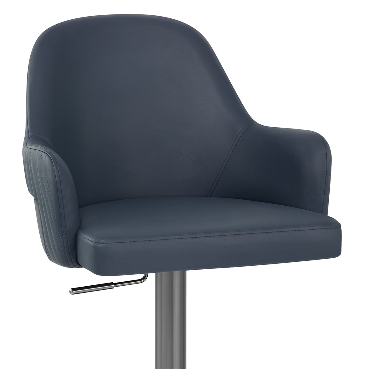 Sgabello Ecopelle Graphite - Antonia Blu