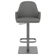 Sgabello Ecopelle Graphite - Antonia Grigio scuro