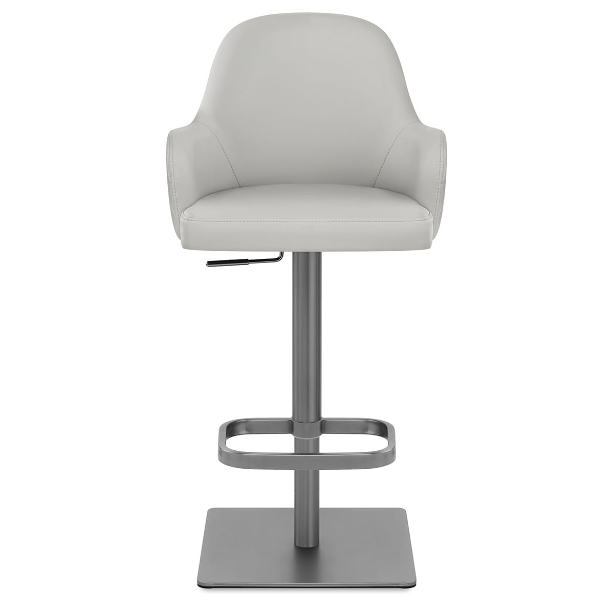 Sgabello Ecopelle Graphite - Antonia Grigio