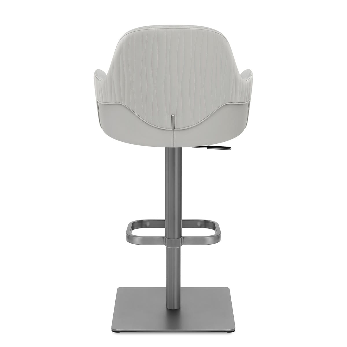 Sgabello Ecopelle Graphite - Antonia Grigio